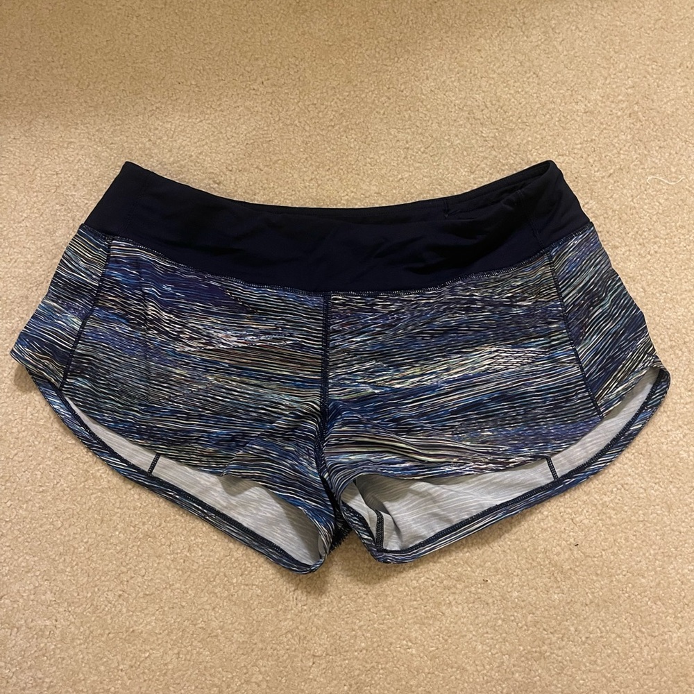 Lululemon speed up shorts size 8 and 2.5”